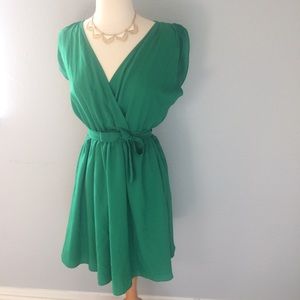 SALE Ark and Co Green dress spring Small